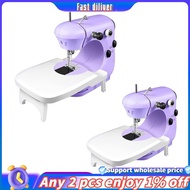 In stoick-Sewing Machine Portable 2-Speed Mini Sewing Machine Beginners Safe Sewing Kit Sewing Machi