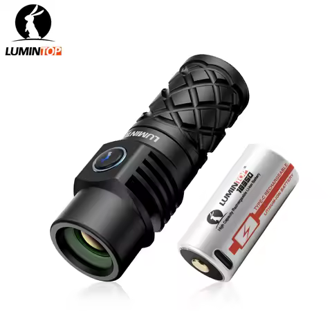 Lumintop THOR Mini LEP Flashlight 18350 Flashlight Long Distance 700 Meters Torch Hunting with Strob