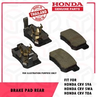 HONDA CRV S9A SWA TOA 2002-2018 REAR DISC BRAKE PAD SET (43022-S9A-010)