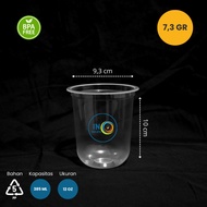 12oz OVAL CUP SCREEN PRINTING 7.3 grams - Free Design 1 Color Sidebebas