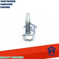 [MK] 1000 pcs DSM-HO 520#10 X 3/4" ZPH- Zinc-Plated Hex-Head Self-Drilling Sheet Metal Roofing Screw