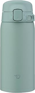 Zojirushi SU-BA36-GM Water Bottle, 12.2 fl oz (360 ml), Easy to Clean, Dishwasher Safe, Seamless Sto