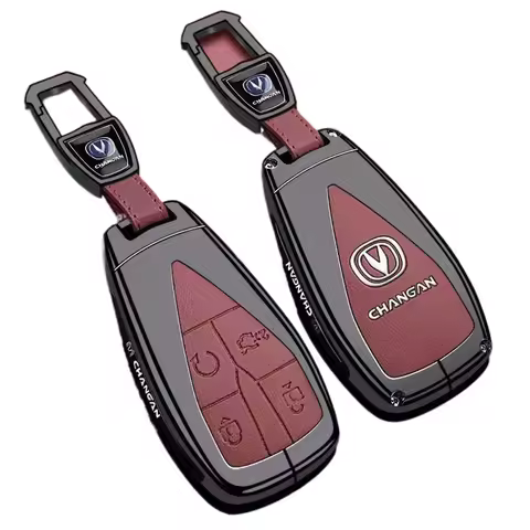 Keybag Key Fob Cover for Changan Eado/CS75 Pro/4th Gen CS55 Plus/Raeton/UNI-V/UNI-Z, Heavy Duty Meta