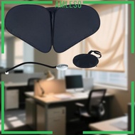 [Amleso] Office Cubicle and Desk Shade Privacy Protection Portable Convenient Cubicle Light Shade Bl