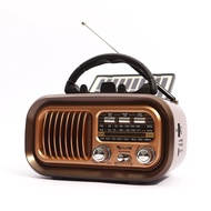 Multifunctional Audio Radio Model Three-Band Retro Explosion Portable Foreign Trade Solar Energy rx-