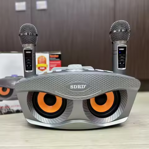 SDRD Sd306plus 30W Home Theater Sound PA System Portable Bluetooth Speakers With Two Wireless Microp