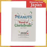 【Direct from Japan】
Snoopy Square A5 Monthly Planner 2026 - Starts Oct 2025, Monthly Calendar Diary