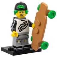 Original Lego Minifigures Series 27 - Longboarder 71048 Minifigure new