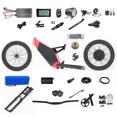 48V 3000W KEYU F6 enduro ebike kit Electric motorcycle Complete ebike kit conversion electric bike s