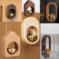 Copper Bell Housewarming Solid Wood Refrigerator Wind Chime Decoration Entry Doorbell Japanese Style