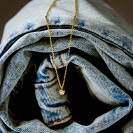 SWAN - Mia Single Bezel Necklace สร้อยคอเงินแท้ จี้เพชรคิวบิกเซอร์โคเนีย เรียบง่ายแต่ดูหรูหรา