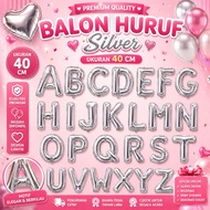 MS.PARTY SILVER LETTERS 40 SILVER MOTIF BALLOON/ BALLOON/