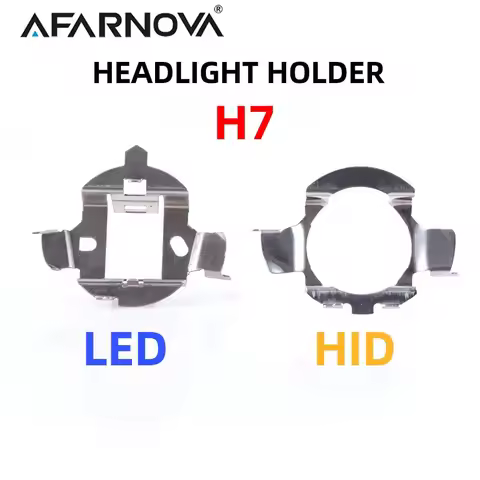 2x H7 LED Car Headlight Bulb Base Holder Adapter Socket H7 HID Headlight Xenon Bulb Holder Retainer 