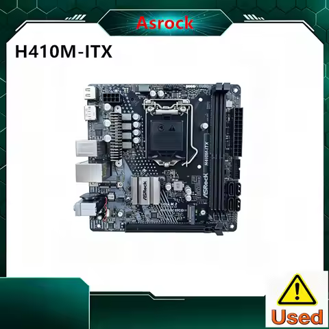 Asrock H410M-ITX Motherboard MINI ITX LGA 1200 Intel H410 Supports 10th Gen i5-10400F i9-10900F 1070