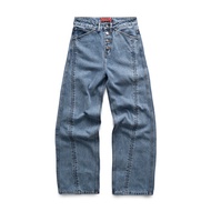Blue baggy jeans 2line
