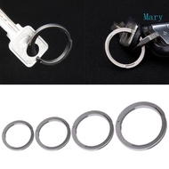 Mary Titanium Key Rings Heavy Duty Keychain Rings Side-Pushing Key Chain Rings Lightweight Split Key