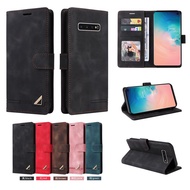 Wallet Case For Samsung Galaxy Note10 Note10+ Note9 Note8 S10+ S9+ S8+ S10 S9 S8 Plus Magnetic PU Leather Flip Case Card Slots Cover