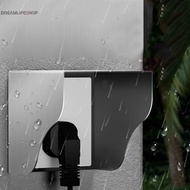 Adequate Splash Protection with Stylish Stainless Steel Outdoor Socket Protector