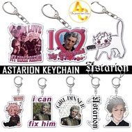 Popular Game Astarion Bulders I Can Fix Him a01 Keychain Backpack Bag Decoration Accessory