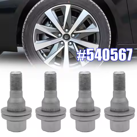 4x Wheel Bolts Nuts 17mm M12*1.25 Wheel lug bolts For Peugeot 207 307 508 1007 Citroen C3 C4 C5 Berl