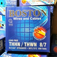 Boston THHN / THWN Stranded Wire 8.0mm (#8/7) 8/7 8.0mm² #8 THHN THWN Electrical Wire