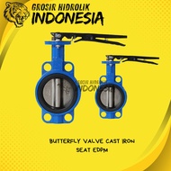 5'' BUTTERFLY VALVE CAST IRON CAST IRON SEAT EPDM SIZE 5''
