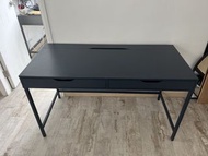 Blue Desk with Two Drawers - Alex ikea