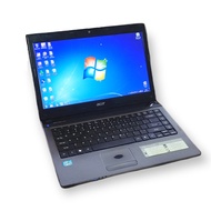 Laptop Acer Aspire 4750 Intel Core i3 Monitor 14" warna hitam (Bekas)