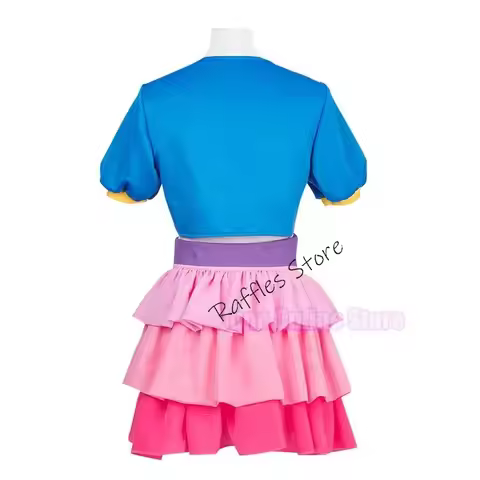 CyMy Girls Women Little Pony Pinkie Pie Human Cosplay Costume Female Pink Halloween Carnival Costume