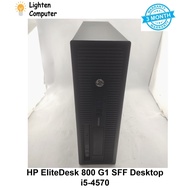 【USED】 HP EliteDesk 800 G1 SFF Desktop PC CPU | Intel I5-4570 / I5-4590 | 8GB Ram | 256GB SSD | Win1