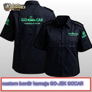 KEMEJA GOCAR GOJEK shirt uniform with two pockets