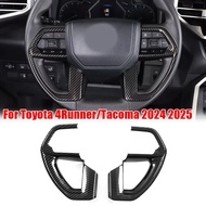 For Toyota 4Runner Tacoma 2024 2025 Car Sticker Steering Wheel Trim Switch Button Frame Cover Stylin
