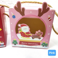 Kotak Natal Dus Christmas Box 10x10x10 cm - Hampers Natal Lucu - per pcs