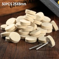 Polishing Buffing Pad Round Wheel+2x For Rotary Tool 50x 25mm Polishing Wheels