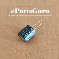 47uF 400V 18x20mm Electrolytic Capacitor