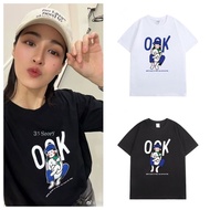 Llkwng Lingling 00K Cartoon Character Merchandise Short-Sleeved T-Shirt Pure Cotton Half-Sleeved Top