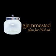 GEMMESTAD Glass Jar | Glass Canister | Glass Jar | Glass Jar