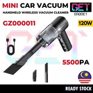 GetGadget⚙ 5500Pa Mini Car Wireless Vacuum Cleaner Cordless GZ011 Rechargeable Cordless Cleaner for 