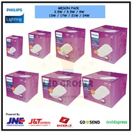 Philips Downlight LED Meson Pack 3.5W 5W 9W 13W Watt 6500K White - White (6500K), 3.5 Watt