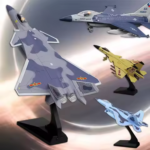 J15 F16 F22 Aircraft Serie Rafale fighter jet Alloy Fighter Soundlight Echo Military Metal Model Sce