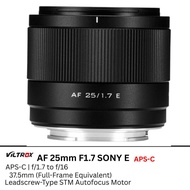 Viltrox AF 25mm f/1.7 Air E Lens (Sony E) / Auto focus 25 F1.7 E-mount