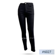 กางเกงยีนส์ผู้หญิง ทรง สกินนี่ นิยม นิยมยีนส์ Niyom jeans สีดำ ทรงสกินนี่(เดฟ) ผ้ายืด รุ่น 6027