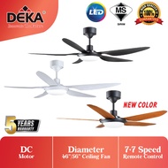 DEKA KRONOS F5DC BABY/ F5DC LED 7 SPEED CEILING FAN 46" and 56” WITH REMOTE CONTROL
