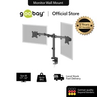 Goobay Monitor Mount - (Single / Dual) Pole (17-32) - Black