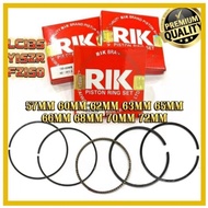 RS150 Y15ZR LC135 FZ150 RIK Piston Ring Racing 57mm 60mm 62mm 63mm 65mm 66mm 68mm 70mm 72mm 73mm 59m