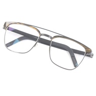 【5積分】全新未使用 □LINDBERG SHOWROOM SH 半框雙樑眉框眼鏡 50□19-135ブラウン示範鏡片 男士