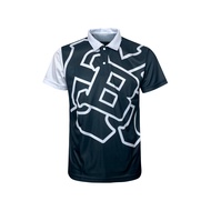 Hybrid Sport Polo Shirt Men เสื้อโปโลผู้ชาย แขนสั้น ผ้ากีฬา ระบายอากาศดี สีดำ Black (MPL-276BL)