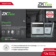 [Authorized SG Distributor] ZKTECO EFace10 Multi-Biometric Time Attendance &amp; Access Control With Facial Recognition