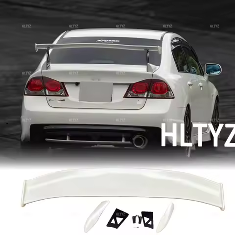 Suitable for 2006-2011 Honda Civic 8th generation Civic FD2 TYPE-R model trunk spoiler body decorati