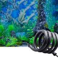 DELMER Fish Tank Bubble Bar, 20cm-120cm Rubber Oxygen Diffuser Tubes, Fish Tank Oxygenation Curtain 